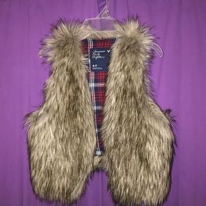 Fur Vest Size Small